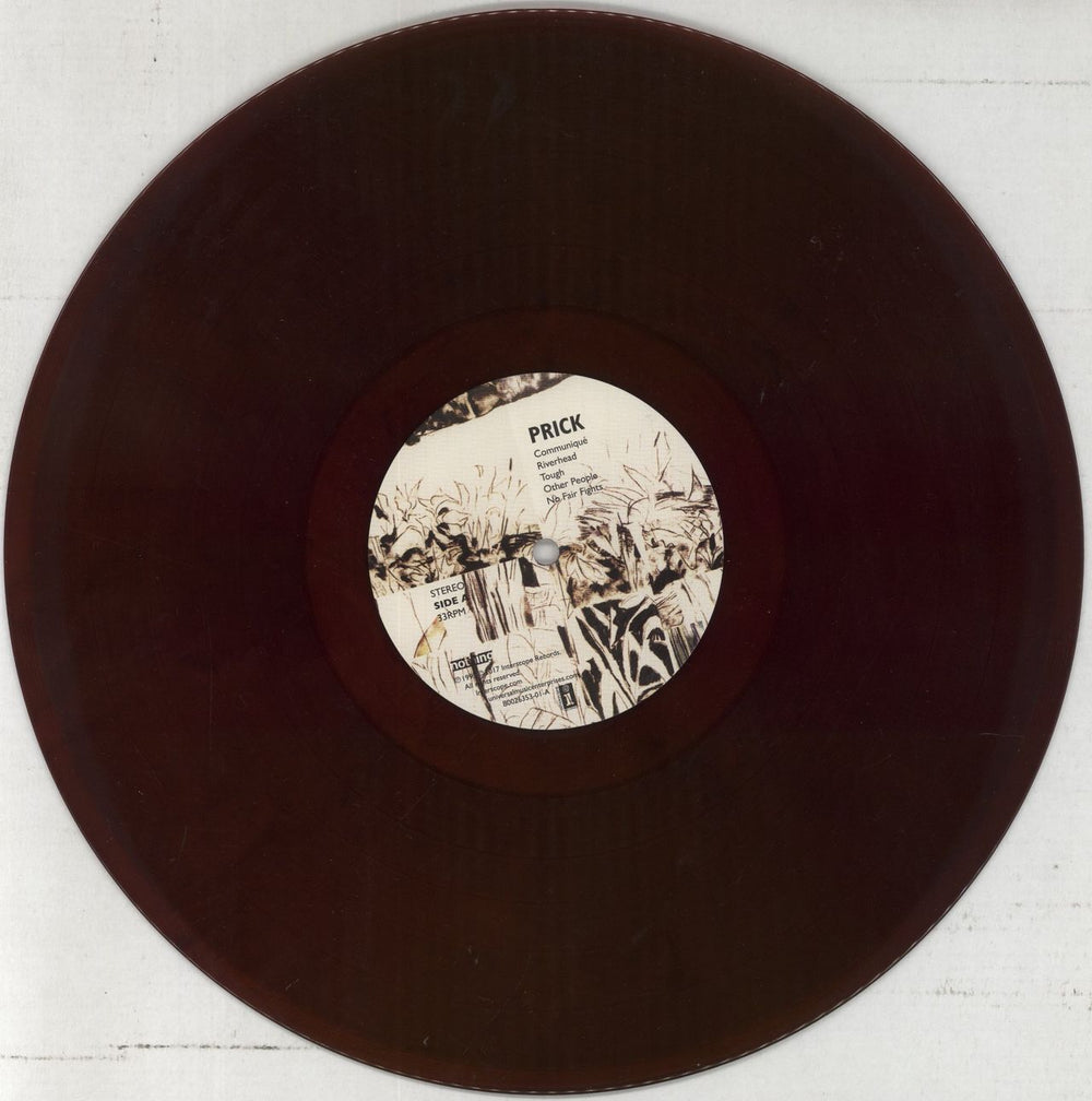 Prick Prick - Red & Black Marbled Vinyl US vinyl LP album (LP record) 852LPPR860238