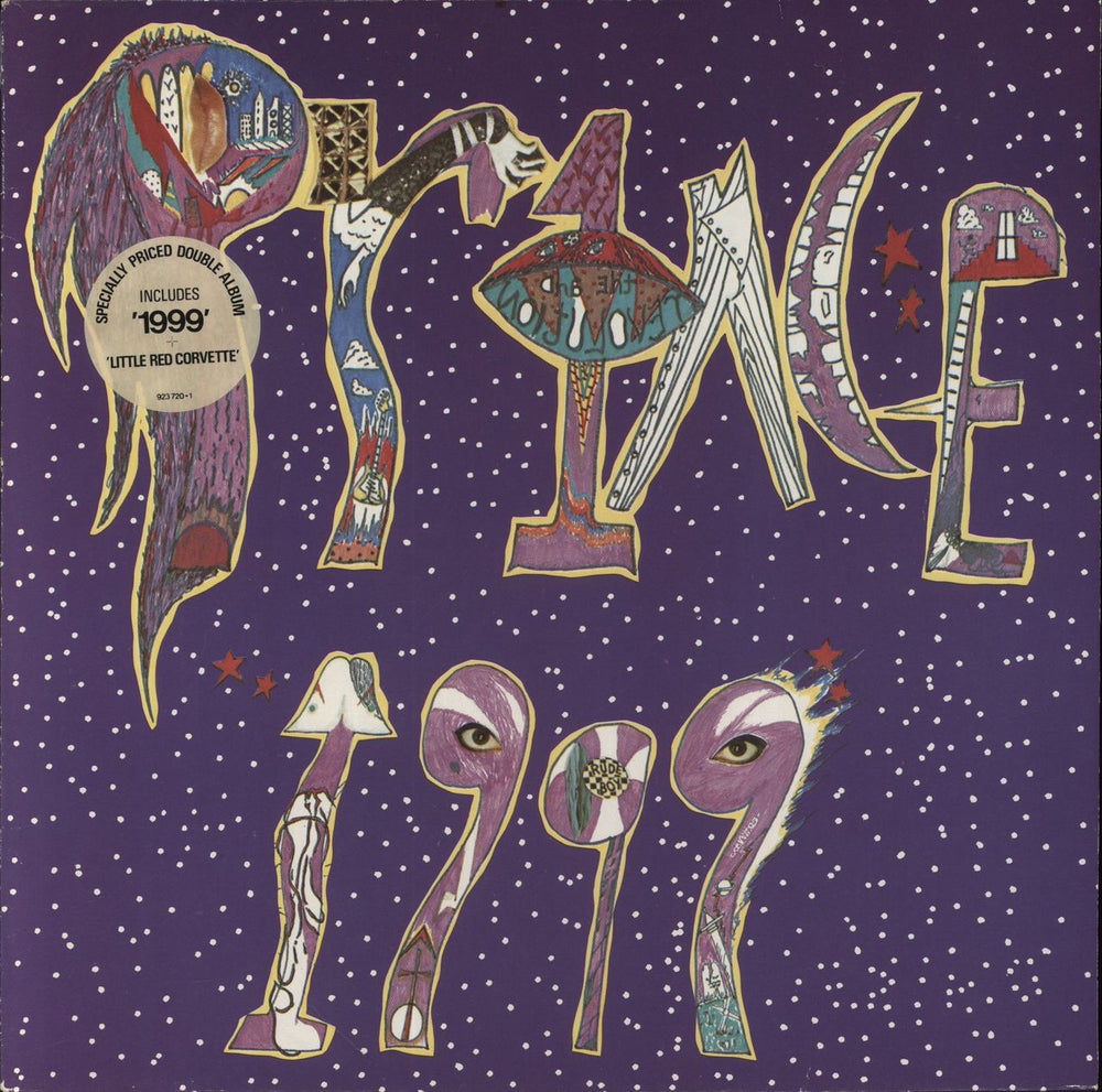 Prince 1999 (Nineteen Ninety Nine) - Barcoded Sleeve German 2-LP vinyl record set (Double LP Album) 92.3720-1