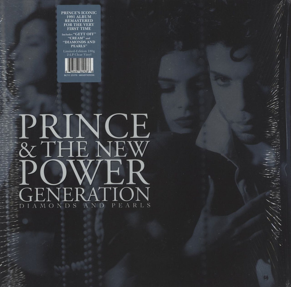 Prince Diamonds And Pearls - Remastered Diamond Clear Vinyl - Shrink & Hype-sticker UK 2-LP vinyl record set (Double LP Album) 0603497829286