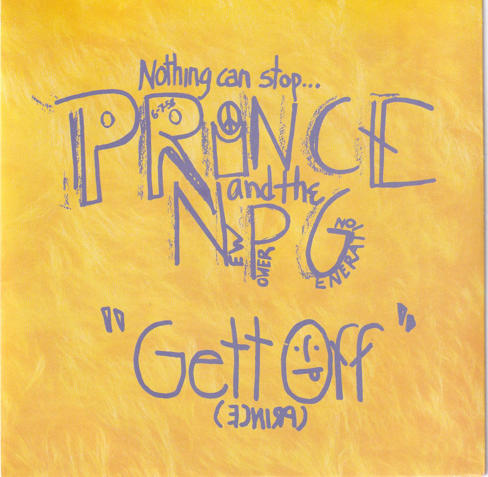 Prince Gett Off German 7" vinyl single (7 inch record / 45) 5439-19225-7