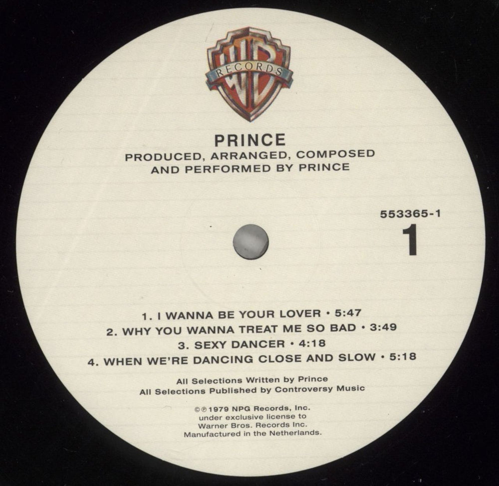 Prince Prince - Shrink UK vinyl LP album (LP record) PRILPPR880648