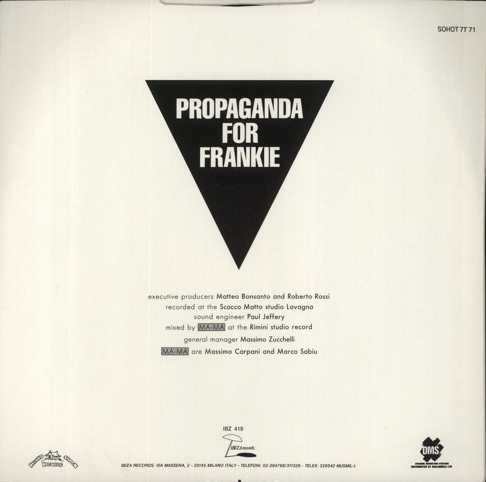 Propaganda Propaganda For Frankie UK 12" vinyl single (12 inch record / Maxi-single)