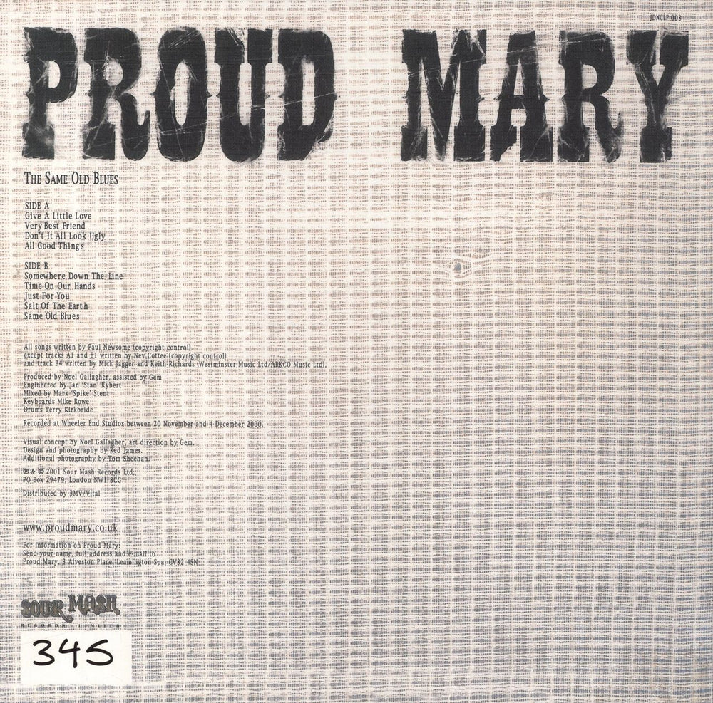 Proud Mary The Same Old Blues UK vinyl LP album (LP record)