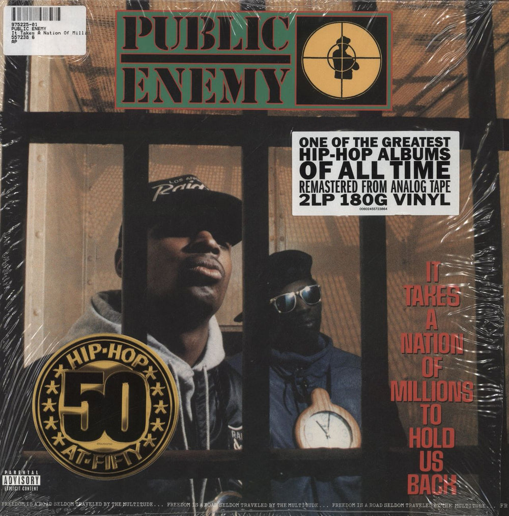 Public Enemy It Takes A Nation Of Millions To Hold Us Back - Remastered 180 Gram UK 2-LP vinyl record set (Double LP Album) 00602455723864