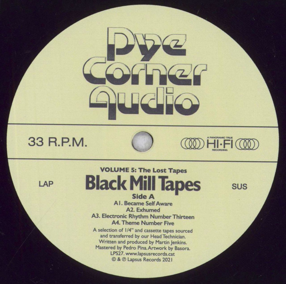 Pye Corner Audio Black Mill Tapes Volume 5: The Lost Tapes UK vinyl LP album (LP record) 3Y2LPBL844170