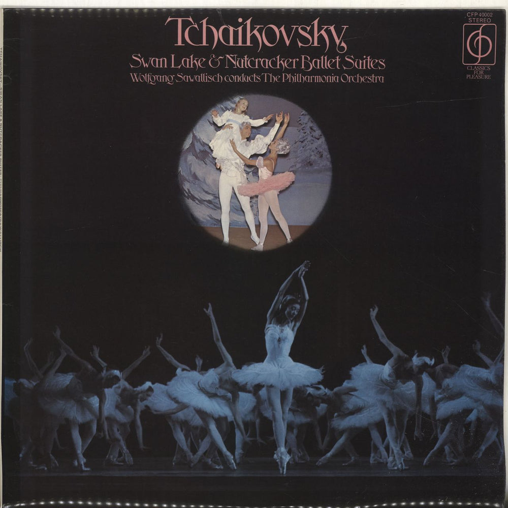 Pyotr Ilyich Tchaikovsky Swan Lake & Nutcracker Ballet Suites UK vinyl LP album (LP record) CFP40002