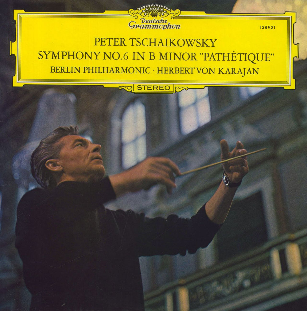 Pyotr Ilyich Tchaikovsky Symphony No. 6 in B Minor "Pathétique" - 3rd UK vinyl LP album (LP record) 138921