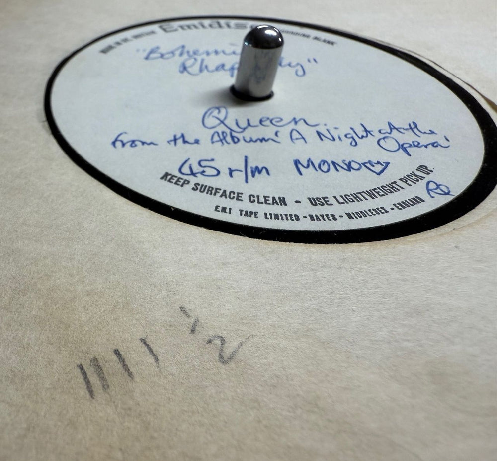 Queen Bohemian Rhapsody UK acetate