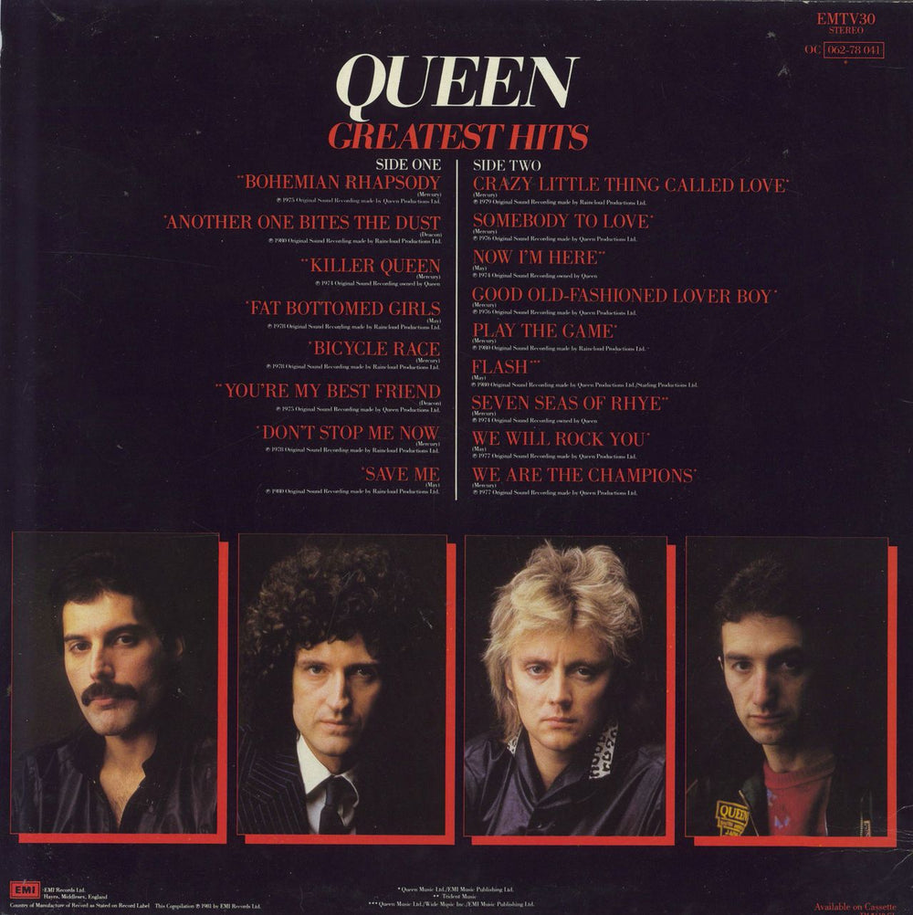 Queen Greatest Hits - 1st - VG UK vinyl LP album (LP record)