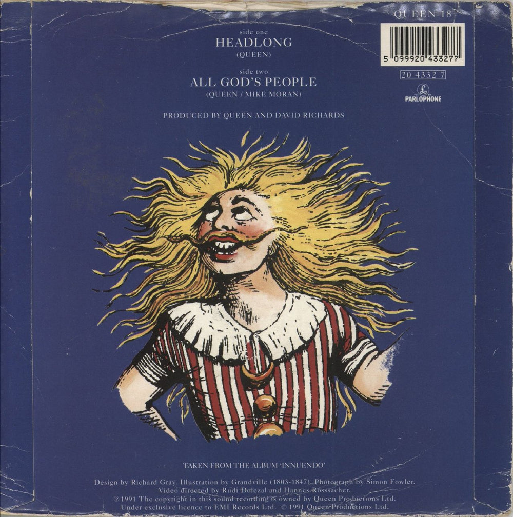 Queen Headlong - Inj - VG UK 7" vinyl single (7 inch record / 45) 5099920433277