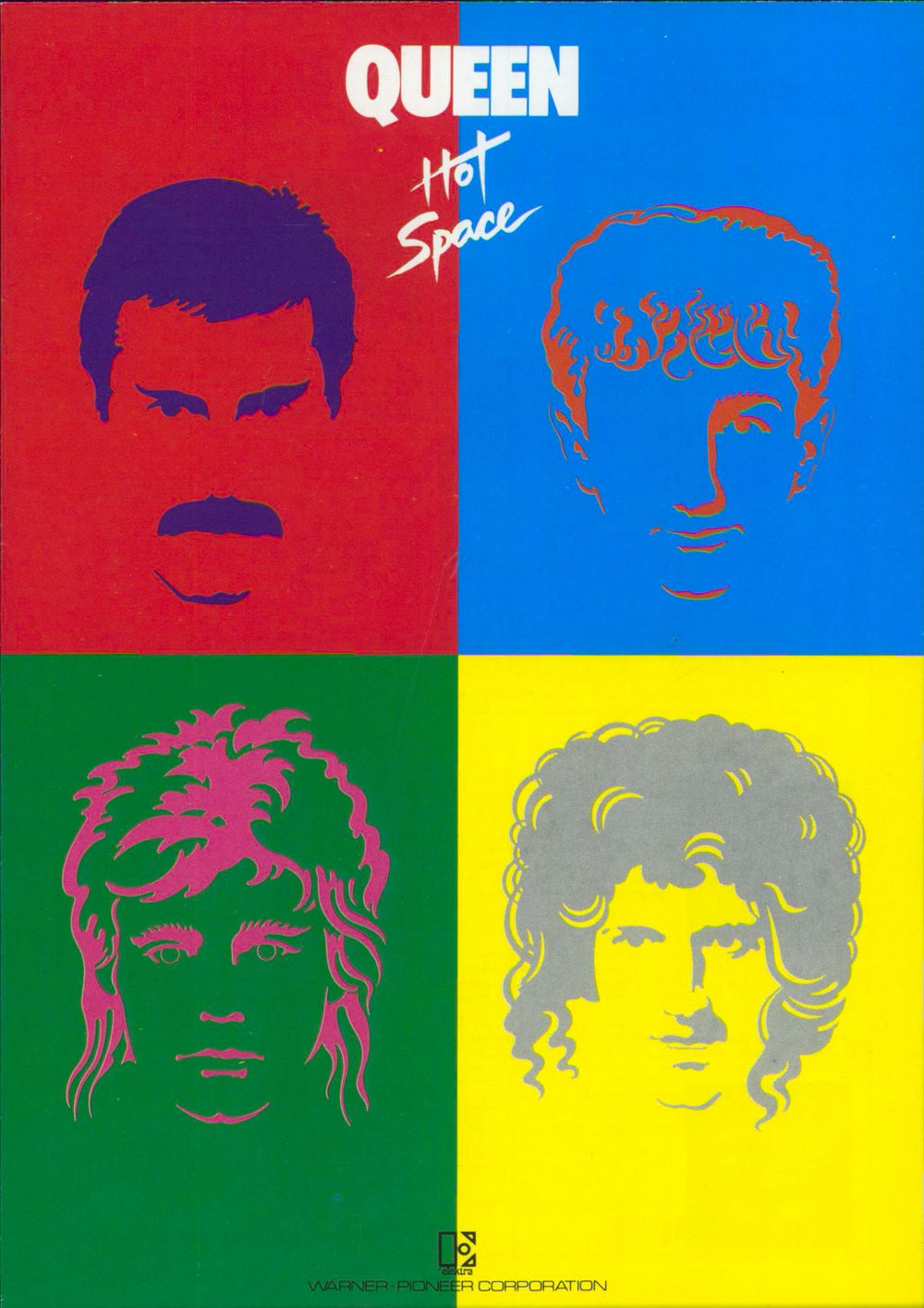 Queen Hot Space + Promo Booklet Japanese vinyl LP album (LP record)