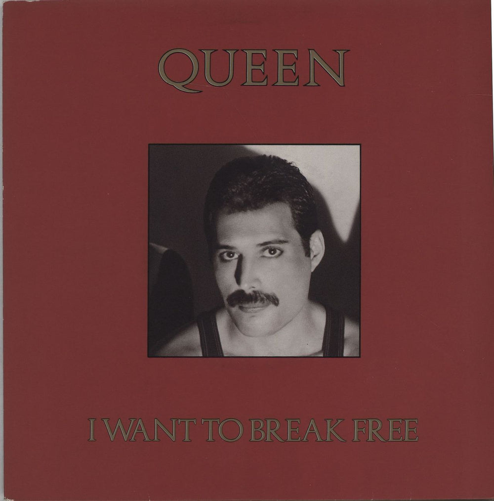 Queen I Want To Break Free - Freddie Mercury - 4pr UK 7" vinyl single (7 inch record / 45) QUEEN2