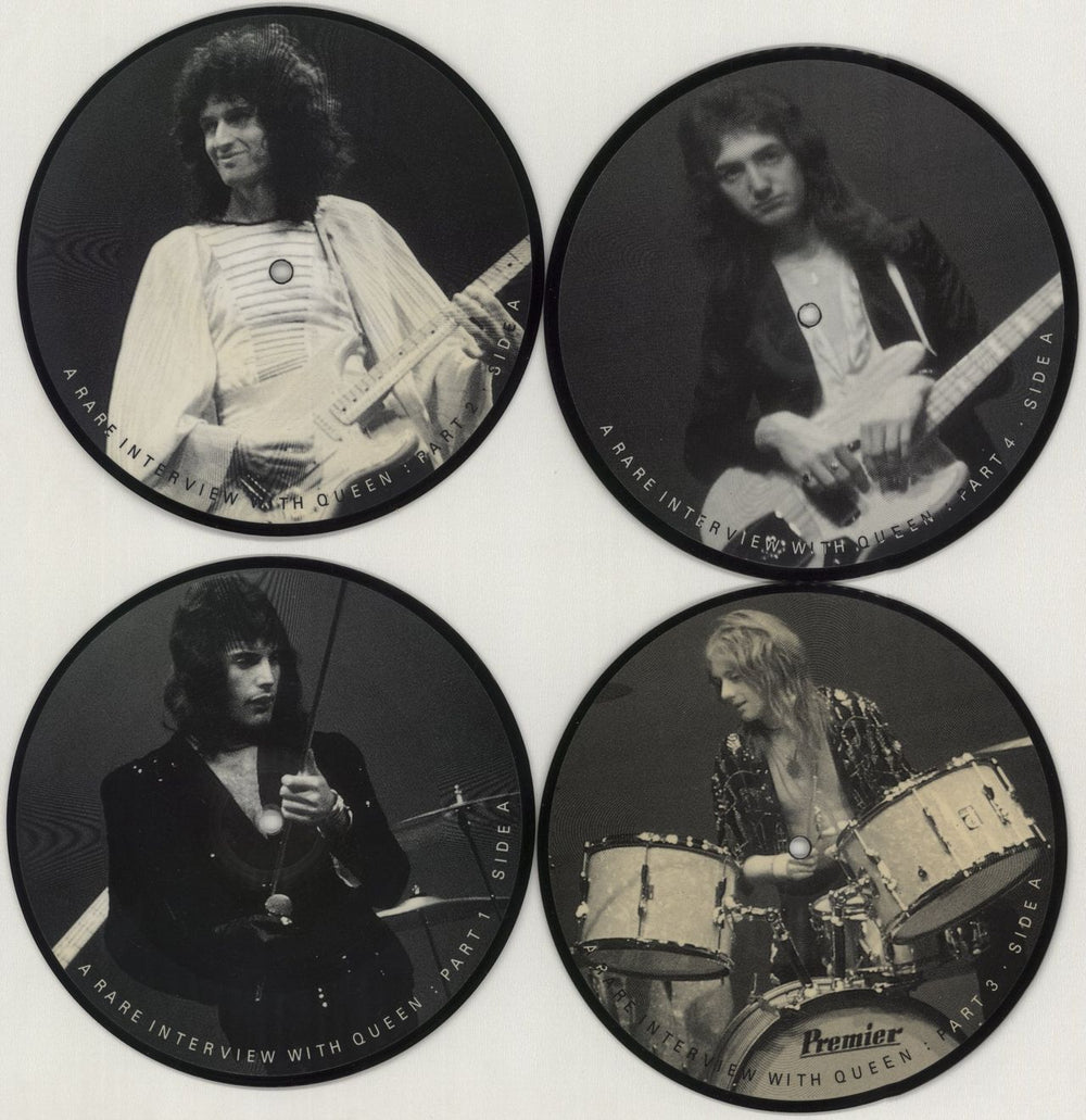 Queen Interview Picture Disc Set UK 7" vinyl picture disc (7 inch picture disc single) BAKPAK1021