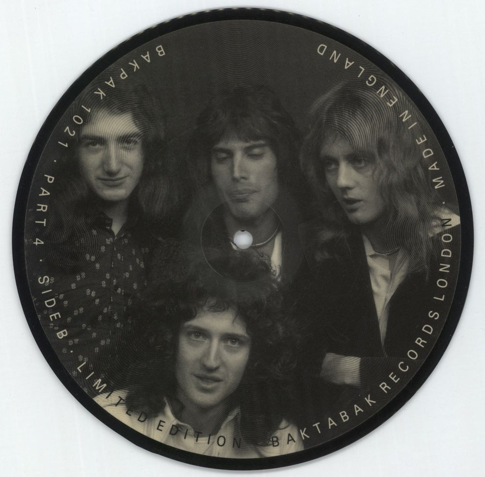 Queen Interview Picture Disc Set UK 7" vinyl picture disc (7 inch picture disc single) BAKPAK1021