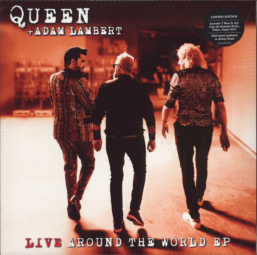 Queen Live Around The World EP - RSD 2021 - Sealed UK 12" vinyl single (12 inch record / Maxi-single) 00602435574165
