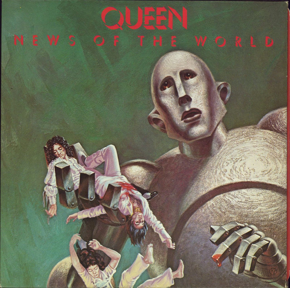 Queen News Of The World - 1st + Die-Cut Inner - EX UK vinyl LP album (LP record) EMA784