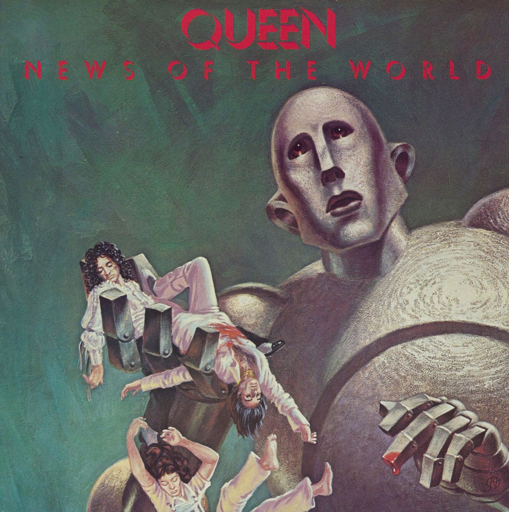 Queen News Of The World - 2nd UK vinyl LP album (LP record) EMA784