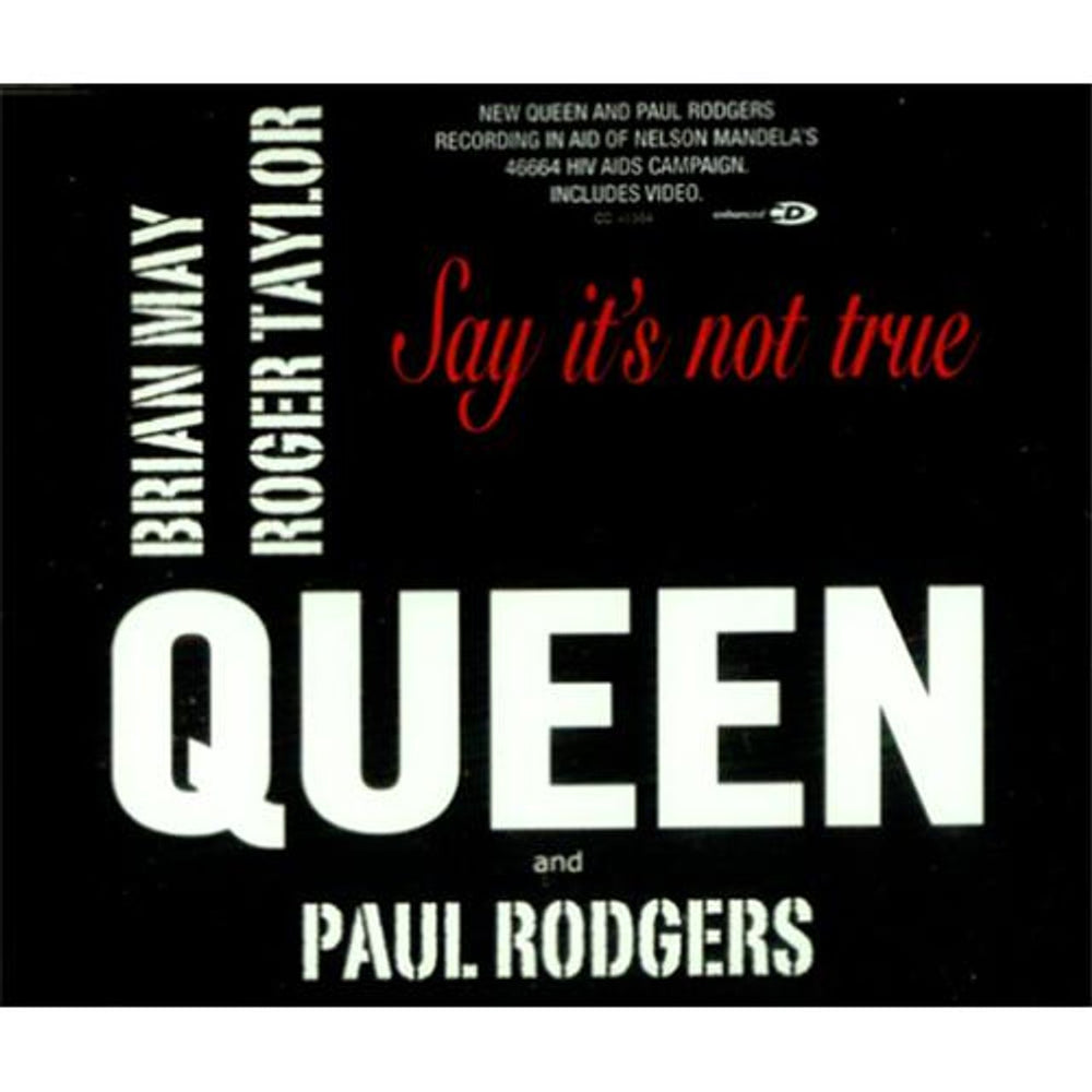 Queen Say It's Not True UK CD single (CD5 / 5") CD46664