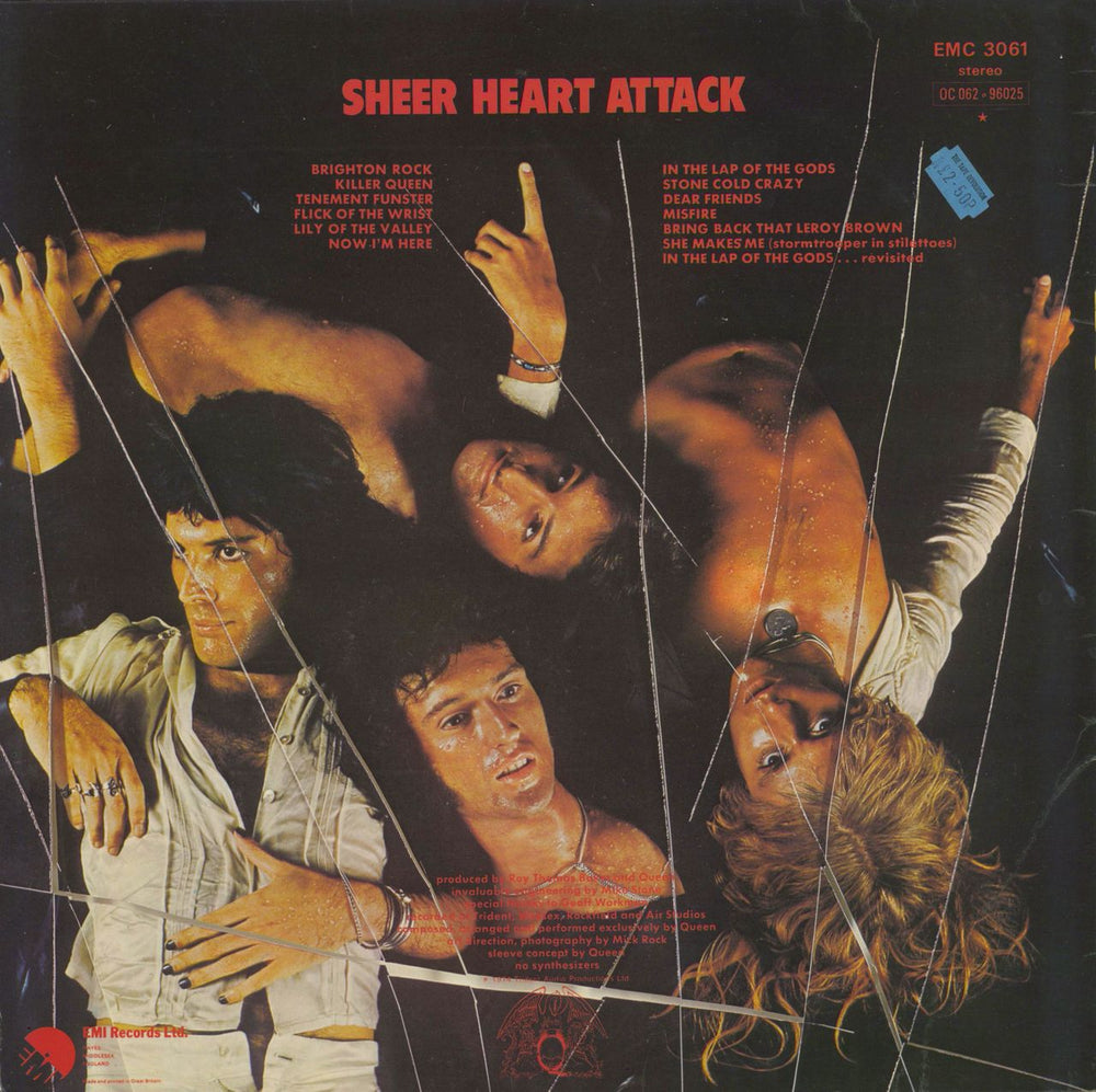 Queen Sheer Heart Attack - 1st - VG UK vinyl LP album (LP record)