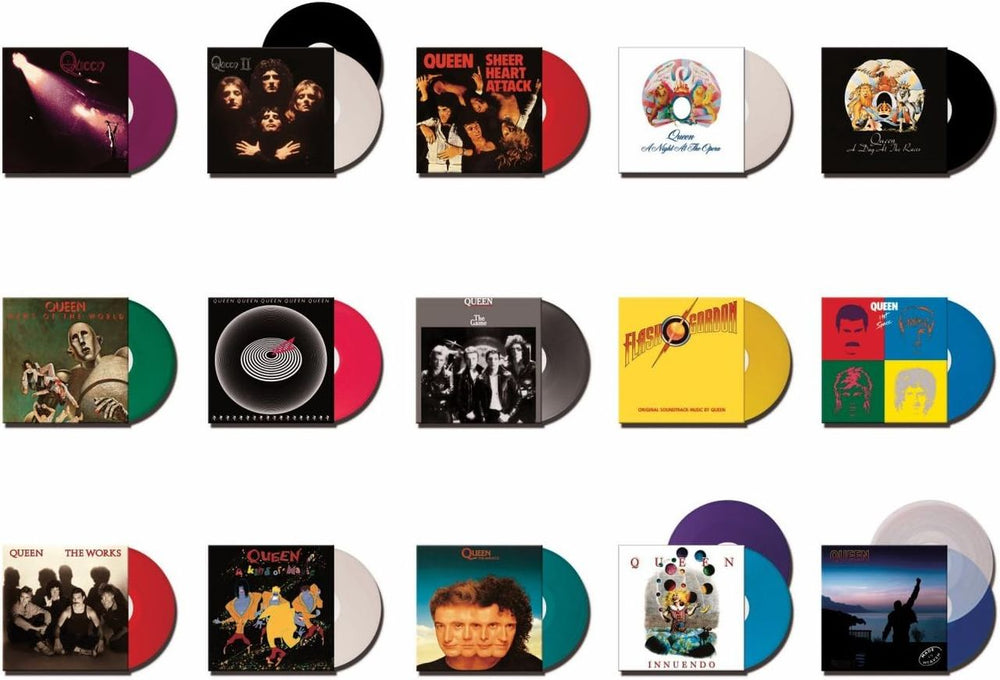 Queen The Queen Studio Collection - Coloured Vinyl - Original Packaging UK Vinyl Box Set 602547202888