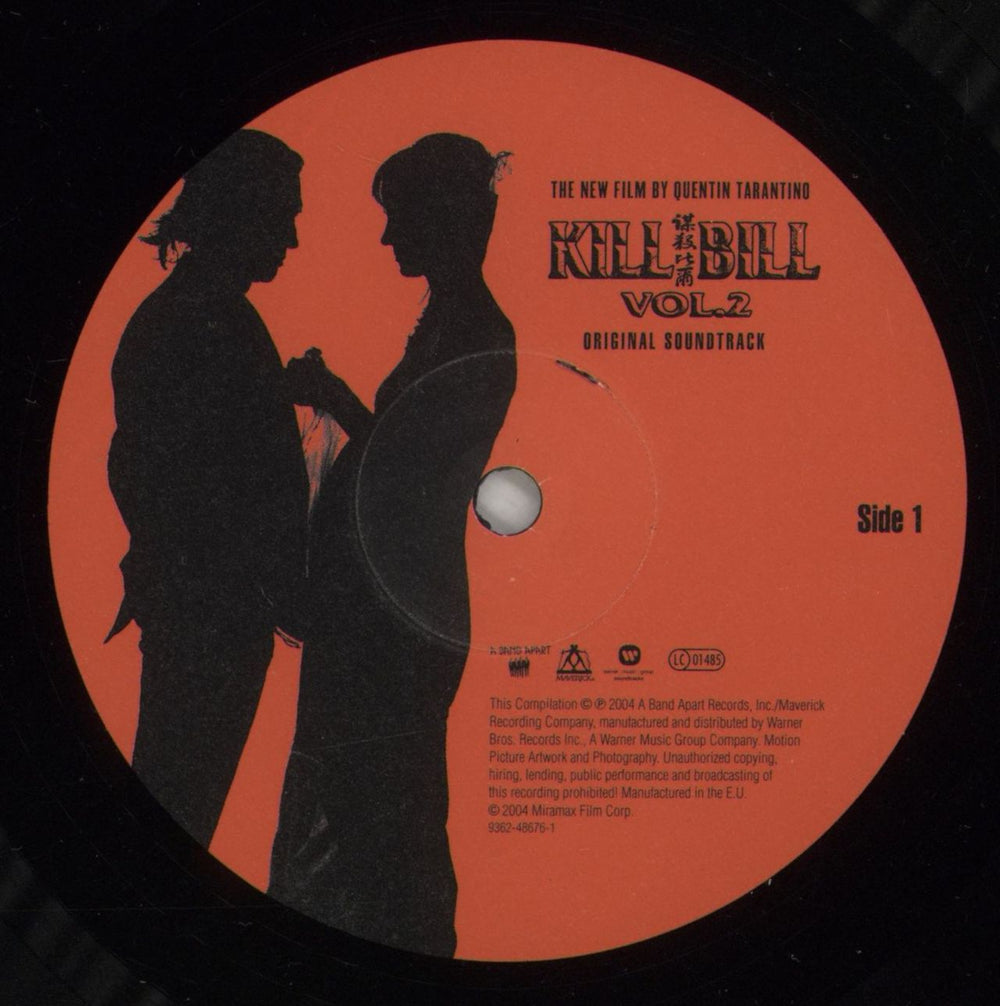 Quentin Tarantino Kill Bill Vol. 2 (Original Soundtrack) US vinyl LP album (LP record) QUNLPKI283770