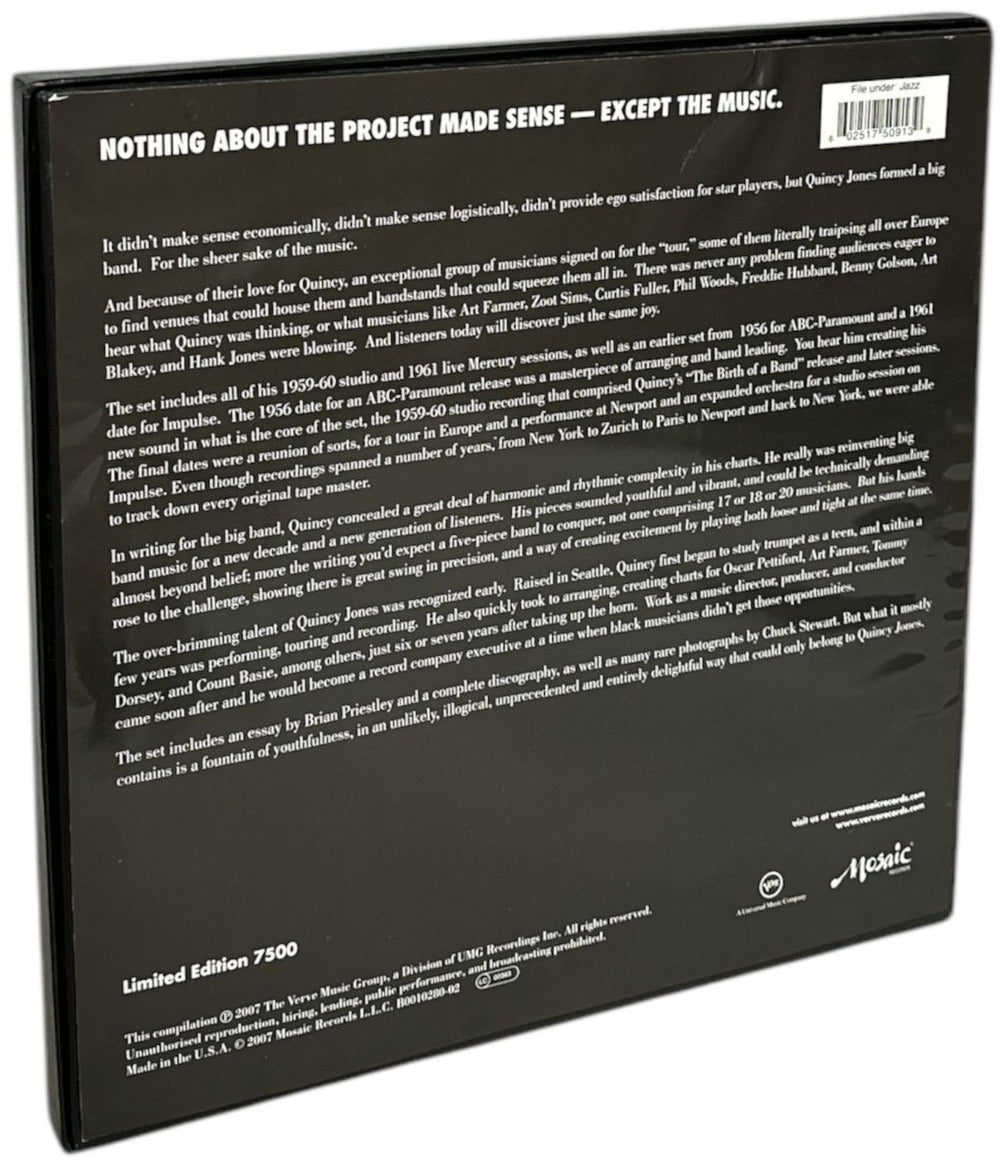 Quincy Jones The Quincy Jones ABC/Mercury Big Band Jazz Sessions US 5-CD album set