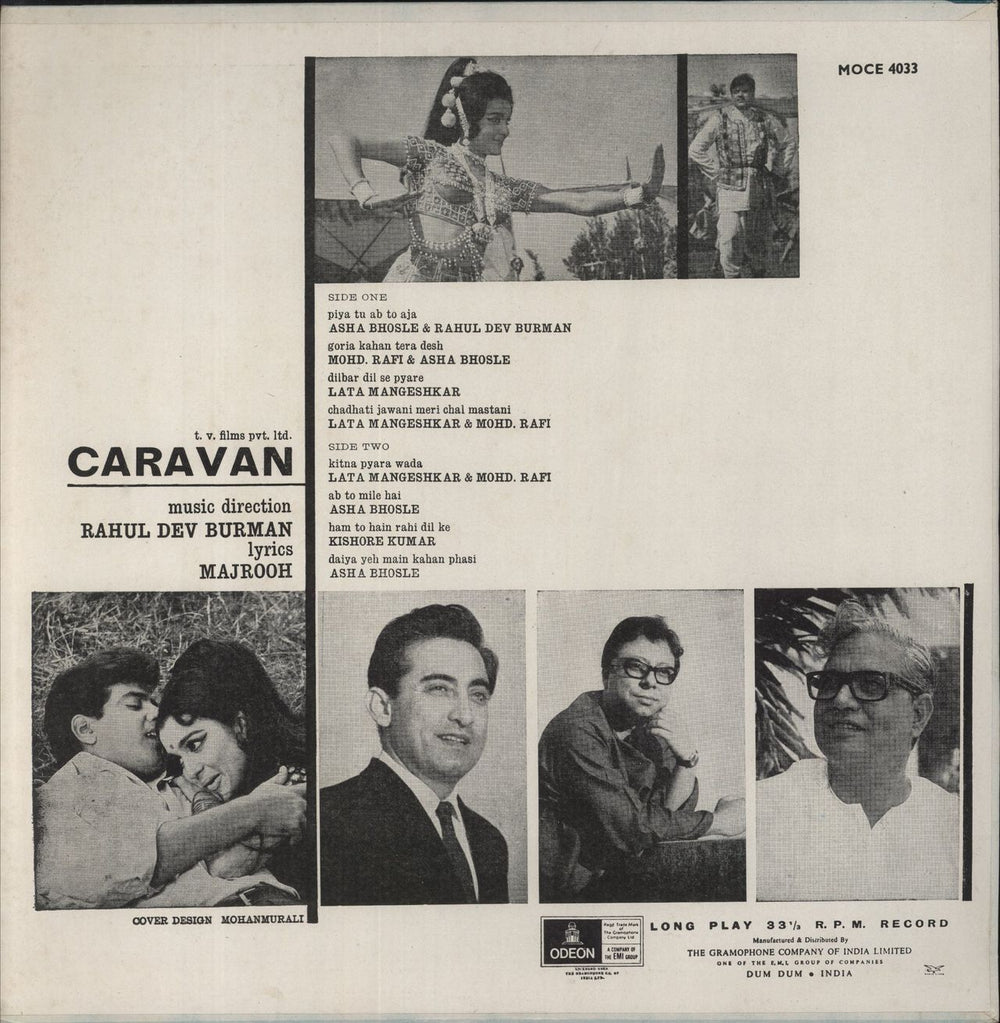 R.D. Burman Caravan Indian vinyl LP album (LP record)