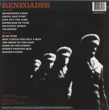 Rage Against The Machine Renegades - 180gm Red Vinyl - Number 005 UK vinyl LP album (LP record) 886976651817