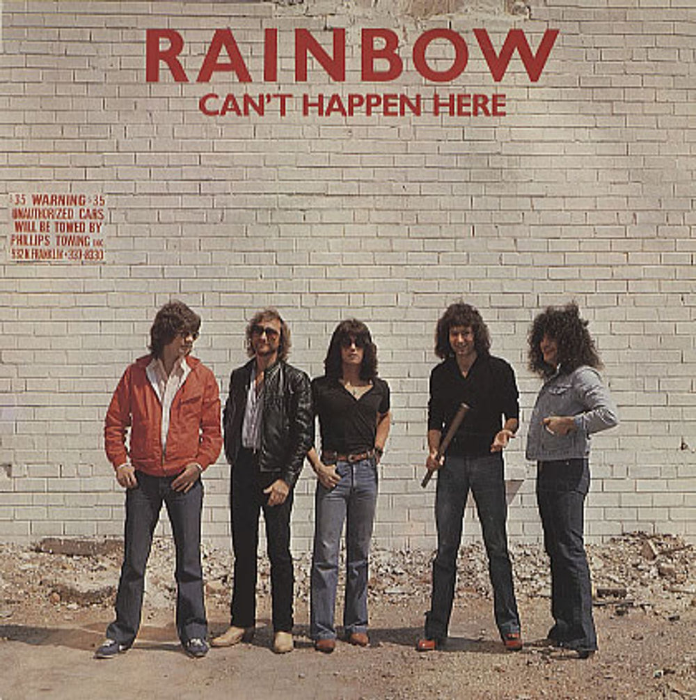 Rainbow Can't Happen Here - P/S - EX UK 7" vinyl single (7 inch record / 45) POSP251