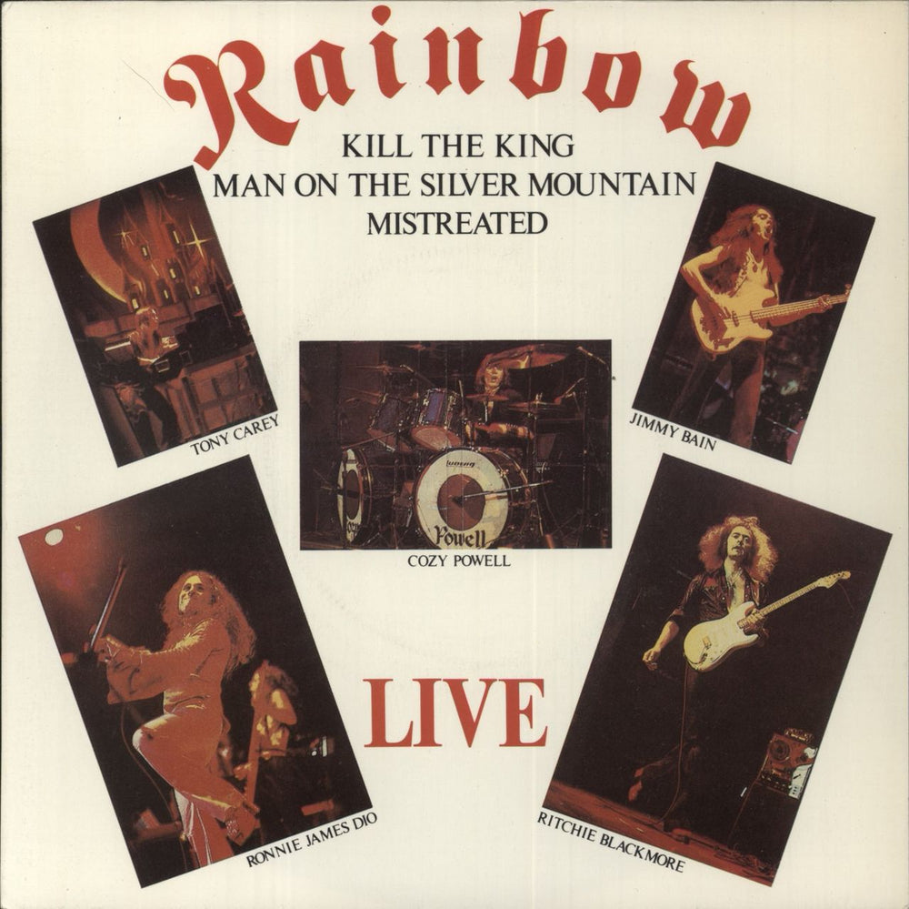 Rainbow Live EP UK 7" vinyl single (7 inch record / 45) POSP274