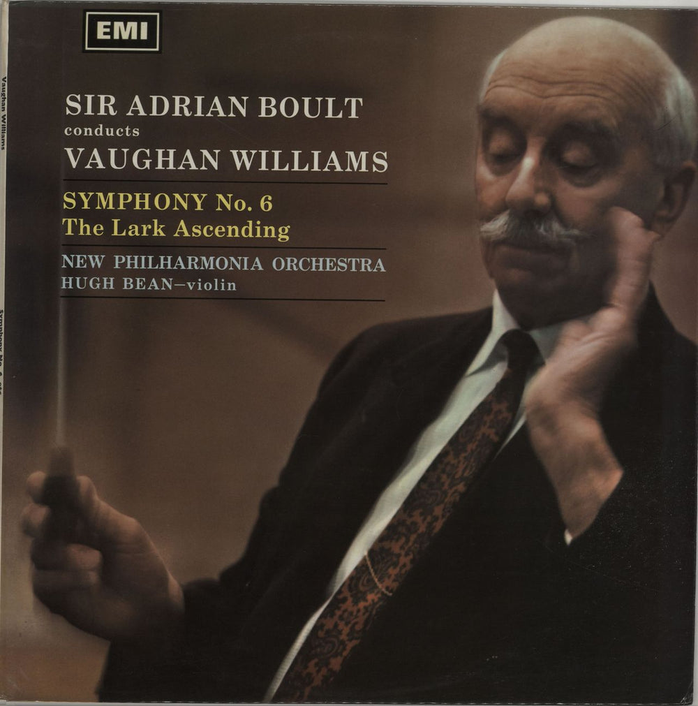 Ralph Vaughan Williams Symphony No. 6 - 1st UK vinyl LP album (LP record) ASD2329