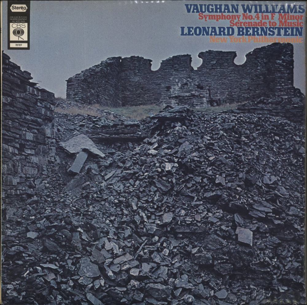 Ralph Vaughan Williams Vaughan Williams: Symphony No. 4 In F Minor / Serenade To Music UK vinyl LP album (LP record) 72727