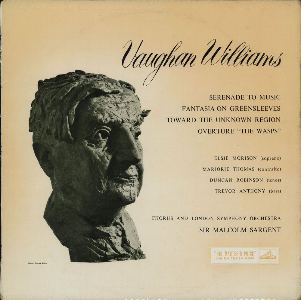 Ralph Vaughan Williams Vaughan Williams UK vinyl LP album (LP record) ALP1499