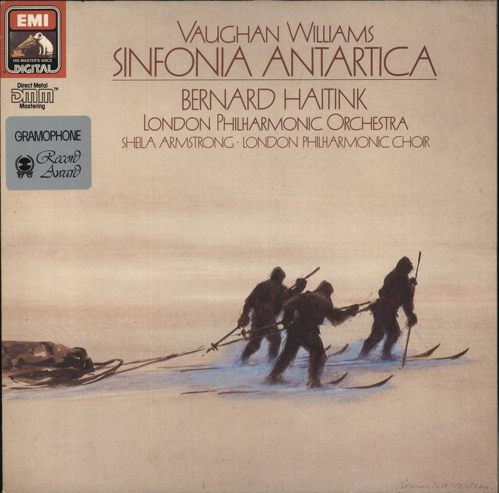 Ralph Vaughan Williams Williams: Sinfonia Antartica UK vinyl LP album (LP record) 2703181