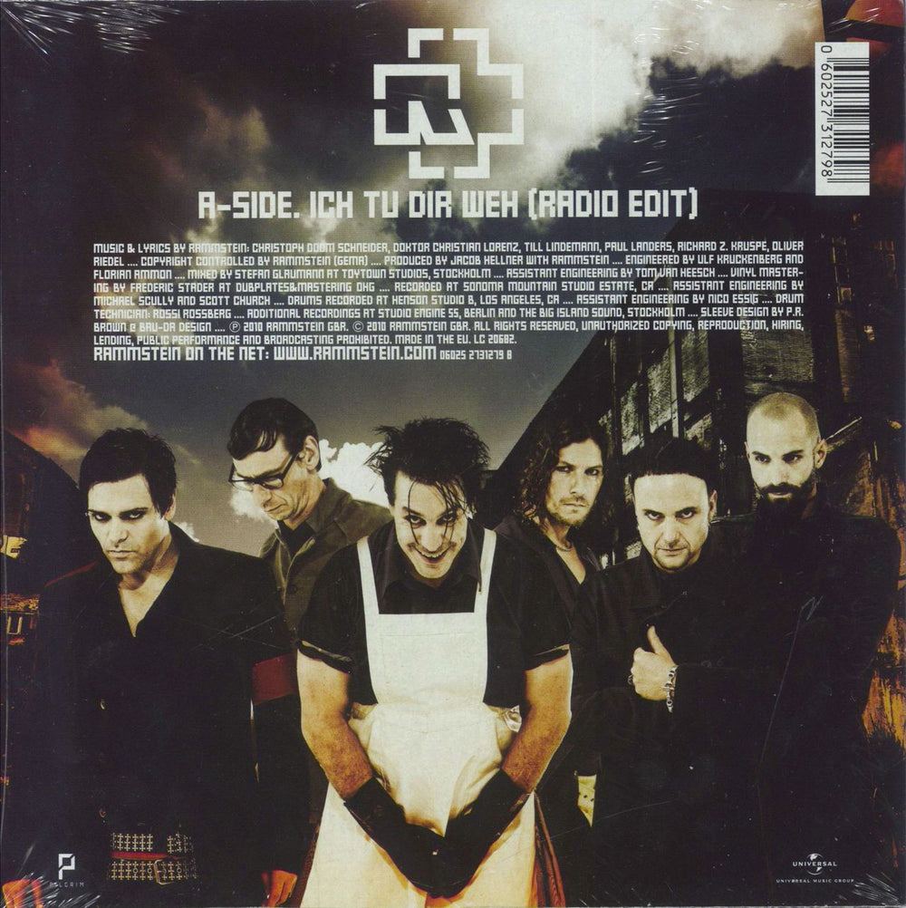 Rammstein Ich Tu Dir Weh - Red Vinyl UK 7" vinyl single (7 inch record / 45) 602527312798