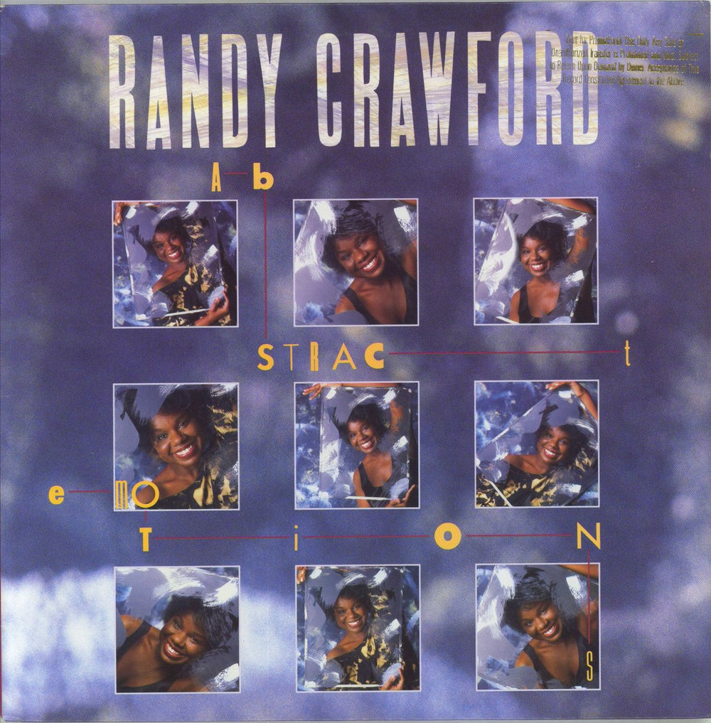 Randy Crawford Abstract Emotions US vinyl LP album (LP record) 925423-1