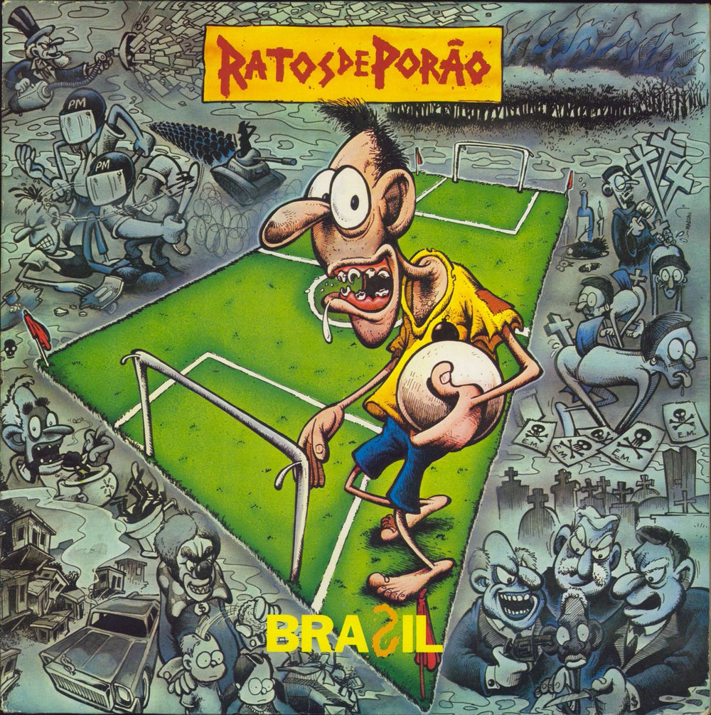 Ratos De Porao Brasil Dutch vinyl LP album (LP record) RO94241