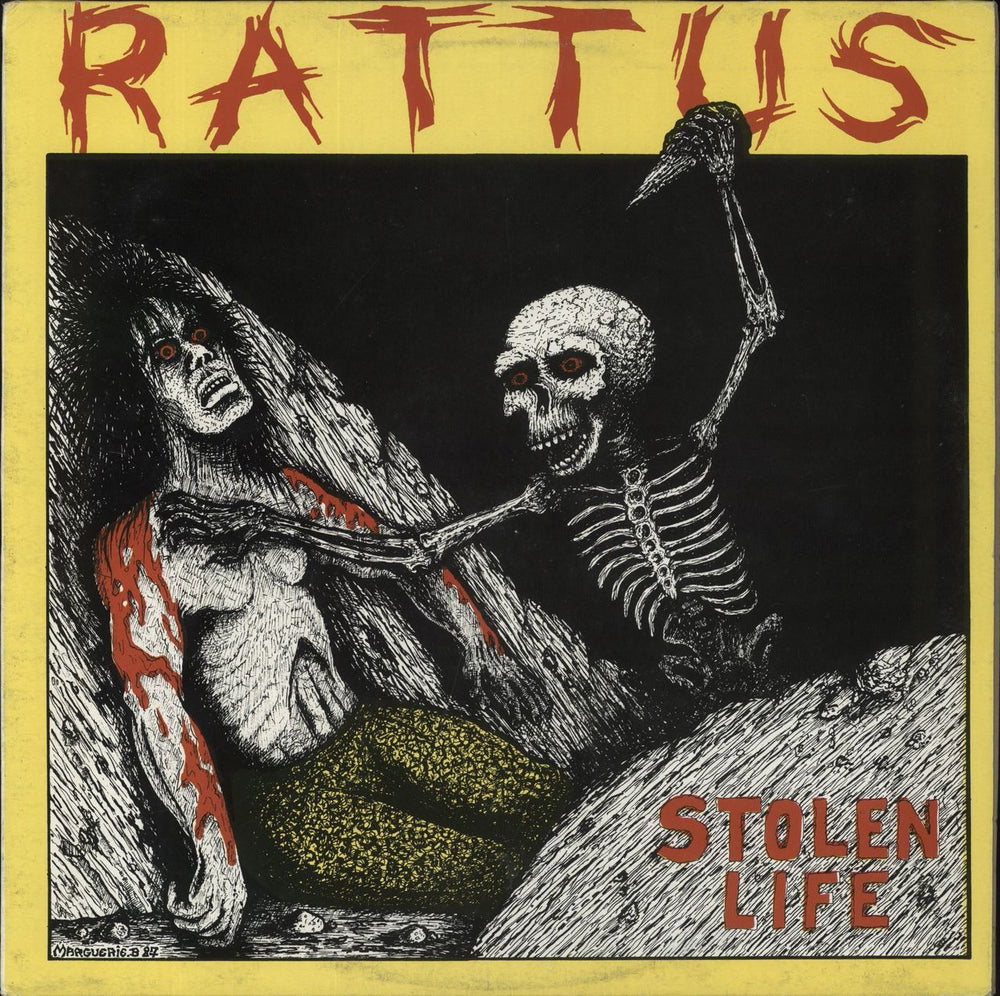 Rattus Stolen Life French vinyl LP album (LP record) NEG.FX007-A17-