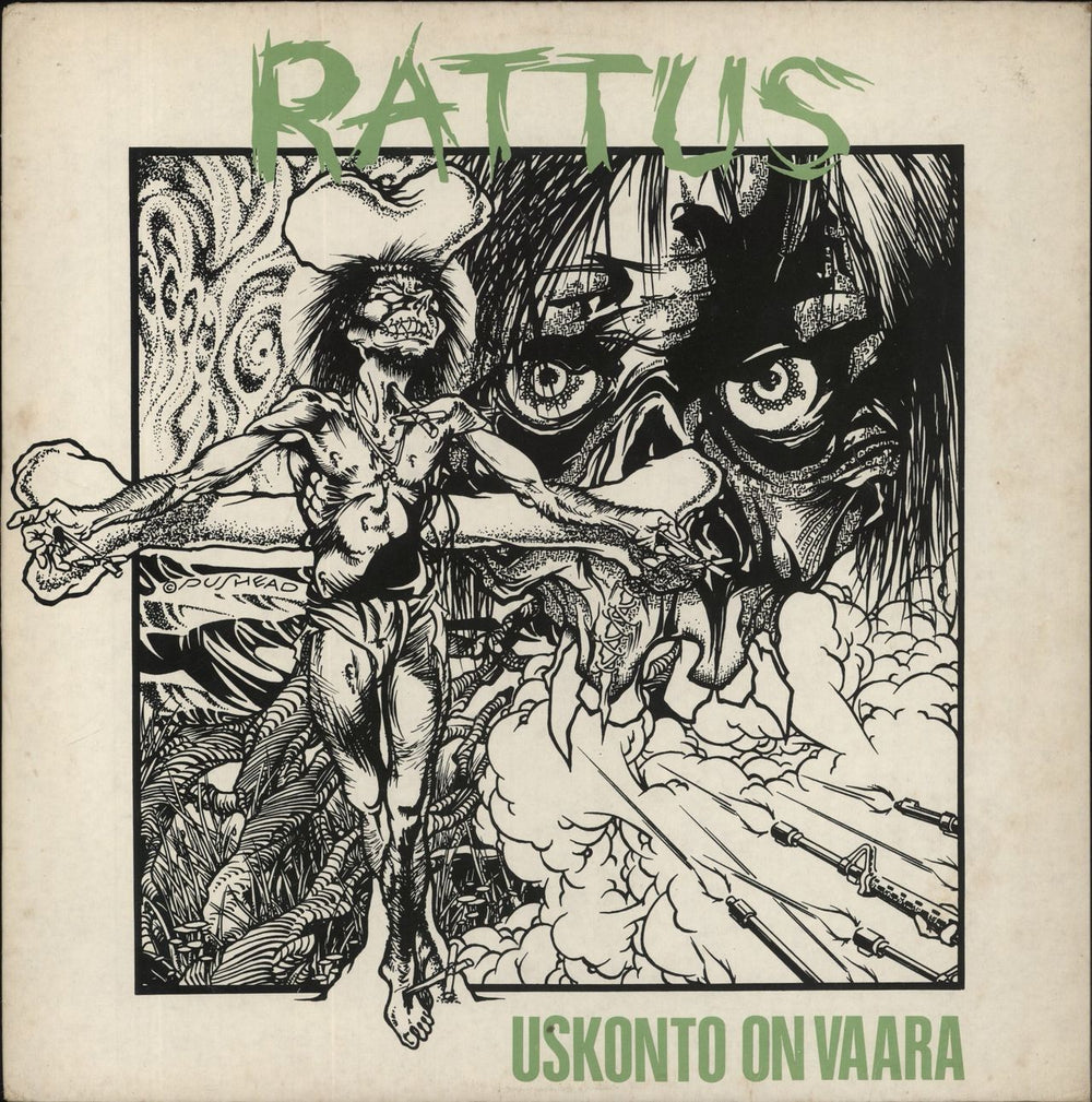 Rattus Uskonto On Vaara Brazilian vinyl LP album (LP record) NEW004