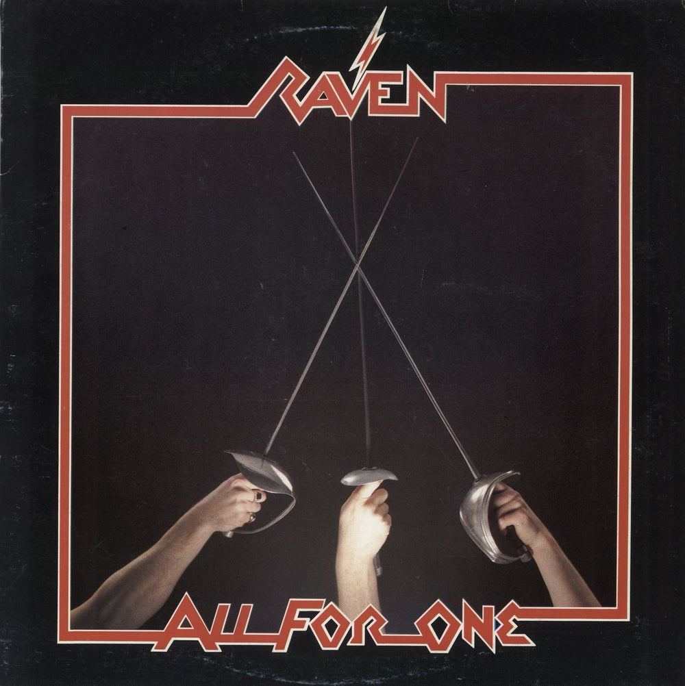 Raven All For One Italian vinyl LP album (LP record) NEAT1011