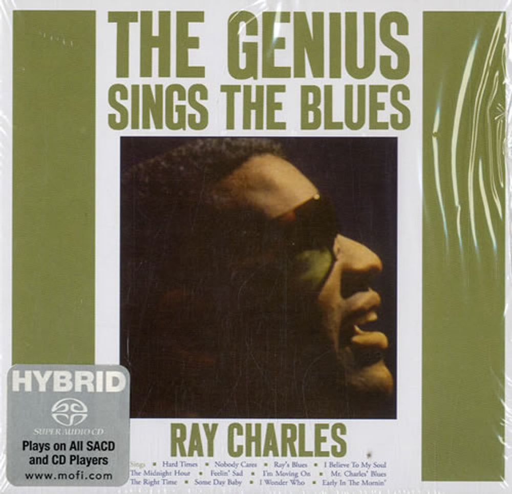 Ray Charles The Genius Sings The Blues US Promo super audio CD SACD UDSACD2049