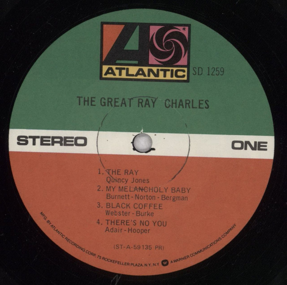 Ray Charles The Great Ray Charles - Variant US vinyl LP album (LP record) RYHLPTH840801