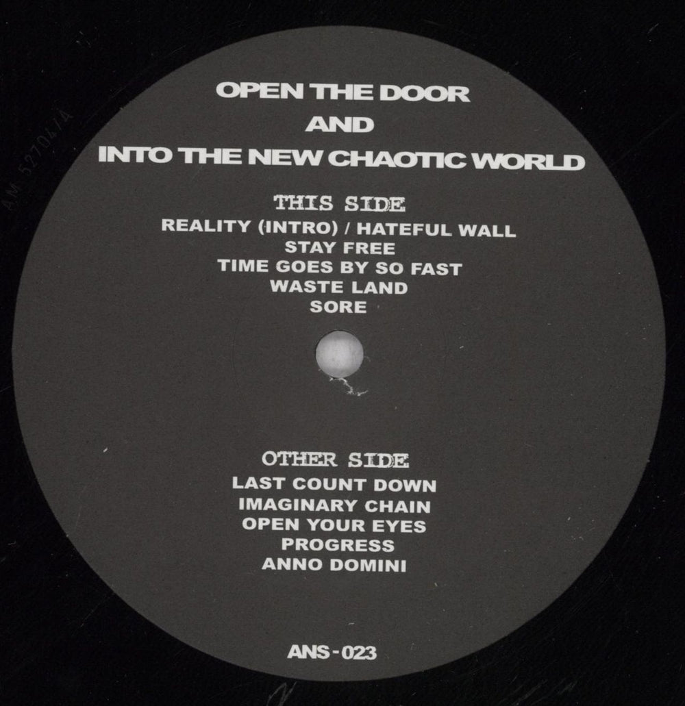 Reality Crisis Open The Door And Into The New Japanese 12" vinyl single (12 inch record / Maxi-single) 6MG12OP837265