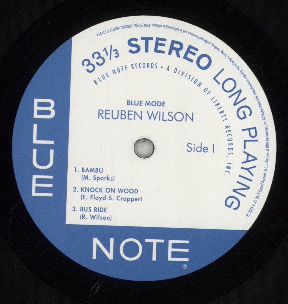 Reuben Wilson Blue Mode - 180gm US vinyl LP album (LP record) XEULPBL845719