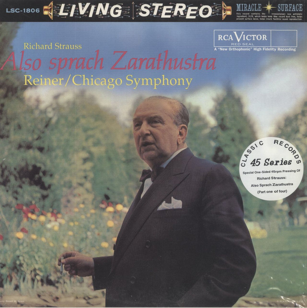 Richard Strauss Also Sprach Zarathustra - 4LP 45rpm US 4-LP vinyl album record set LSC-1806