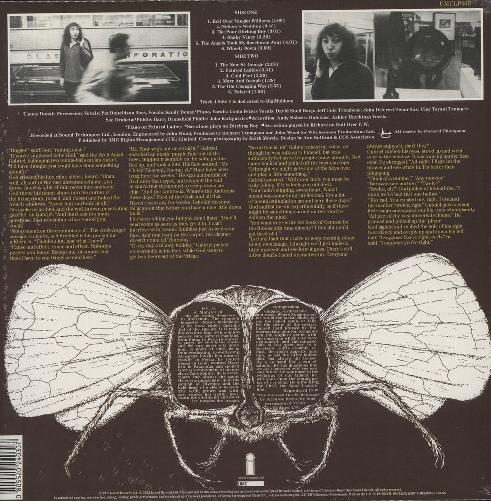 Richard Thompson Henry The Human Fly! - 180 Gram - Signed Insert UK vinyl LP album (LP record) 805520240307