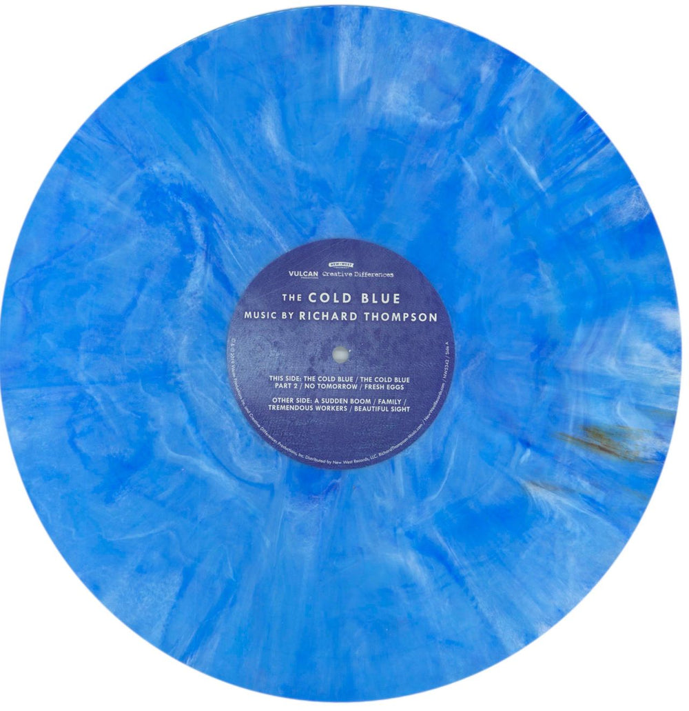 Richard Thompson The Cold Blue - Cold Blue Vinyl - RSD 2019 UK 2-LP vinyl record set (Double LP Album) RTH2LTH863492