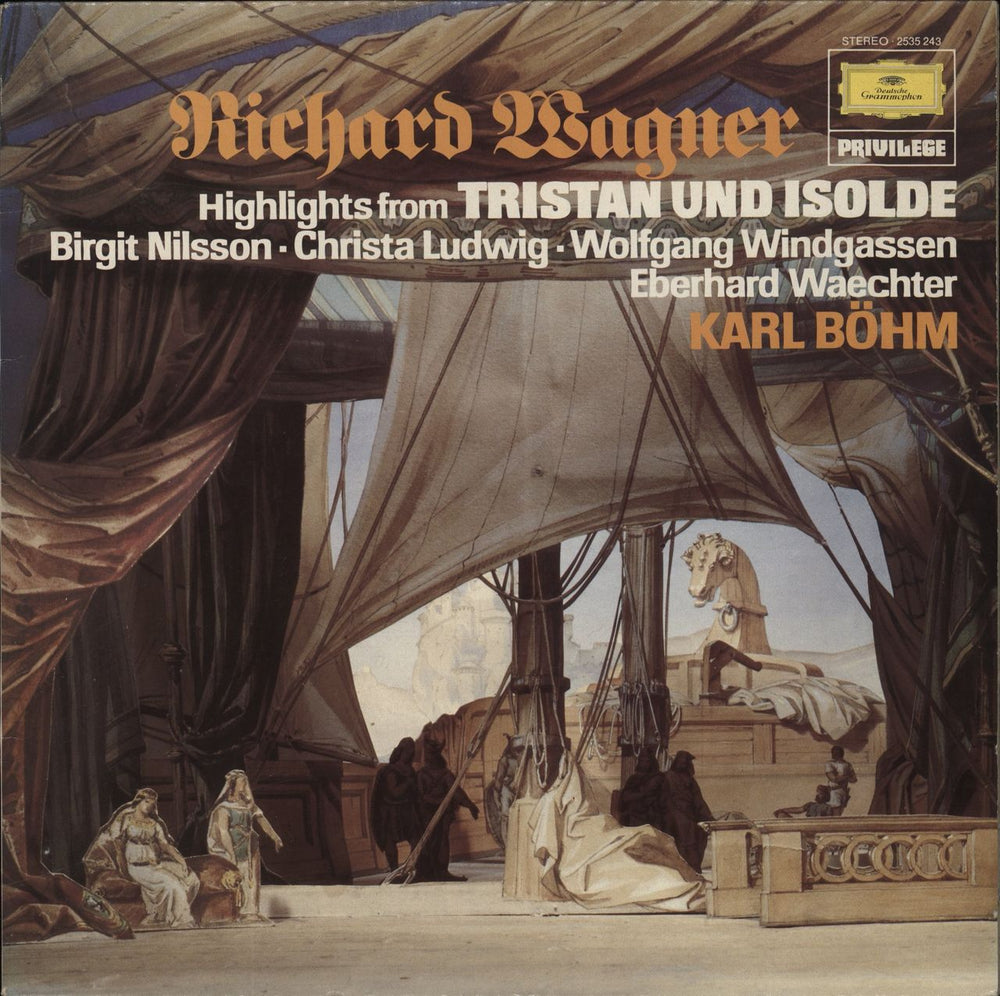 Richard Wagner Wagner: Tristan Und Isolde UK vinyl LP album (LP record) 2535243