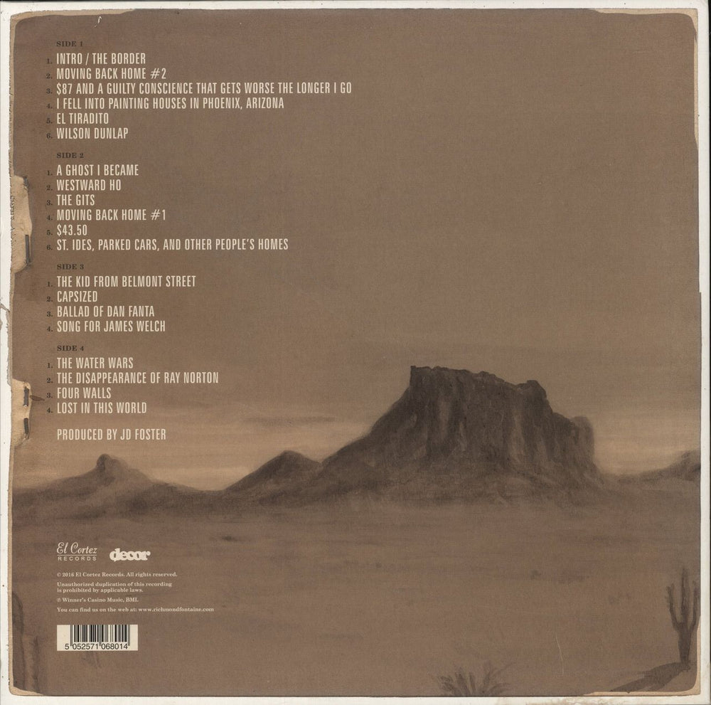 Richmond Fontaine Thirteen Cities (Complete Sessions) - 180gm UK 2-LP vinyl record set (Double LP Album) 5052571068014