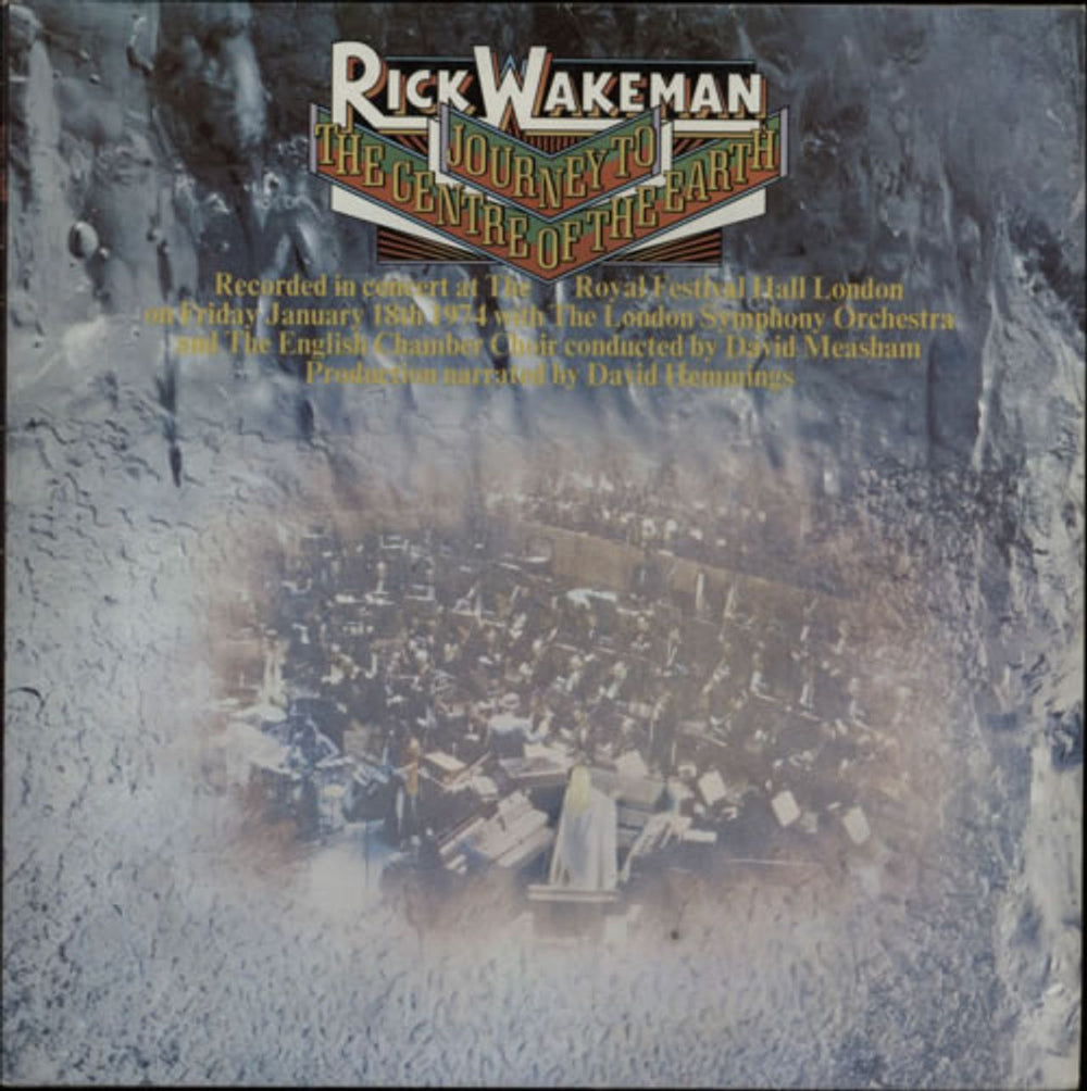 Rick Wakeman Journey To The Centre Of The Earth + booklet UK vinyl LP album (LP record) AMLH63621
